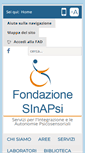 Mobile Screenshot of fondazionesinapsi.it